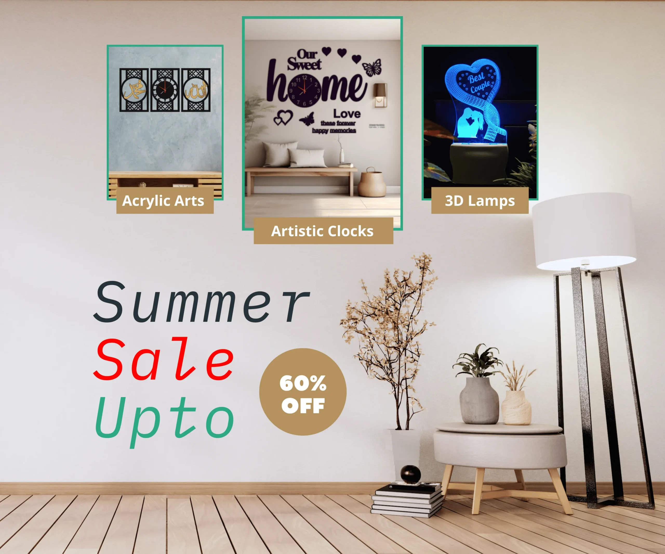 CharlieDecor hero section banner